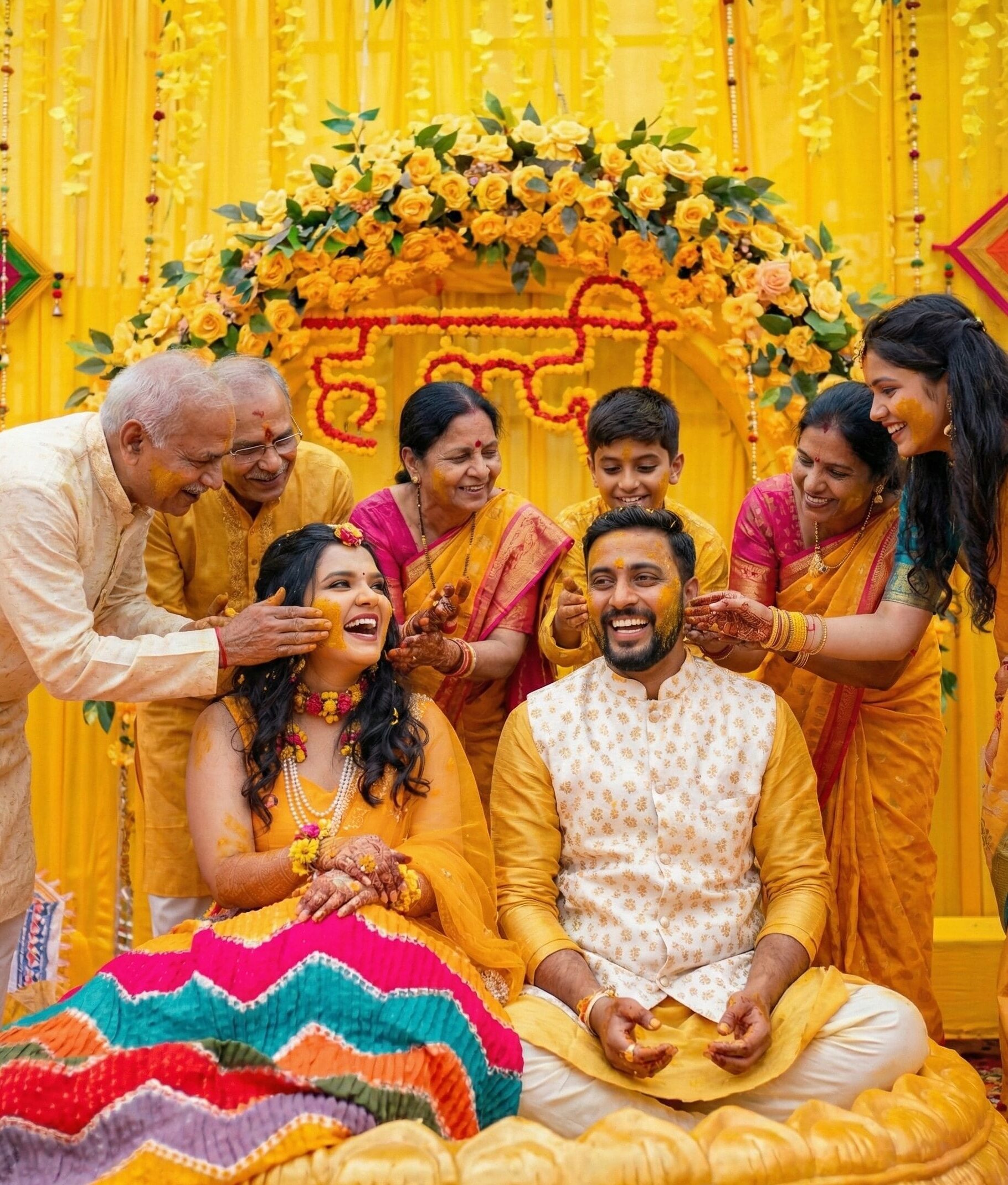 Best wedding photographer in sonbhadra haldi photo shoot