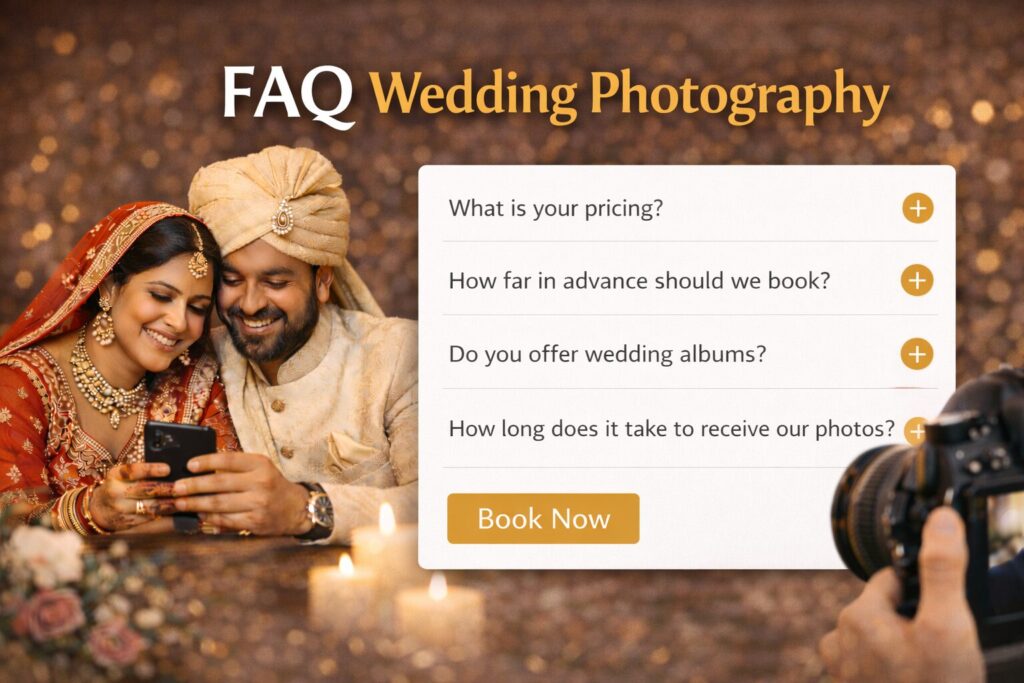 Wedding photography questions